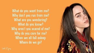 Billie Eilish  bury a friend Lyrics [upl. by Hirst]