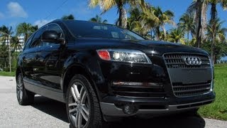 2009 Audi Q7 42 Quattro Prestige Phantom Black Metallic Autos of Palm Beach A2880 [upl. by Allyce]