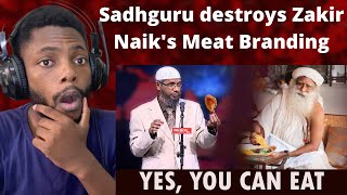 Sadhguru Destroys Zakir Naiks MEAT branding Reaction [upl. by Akehsar]