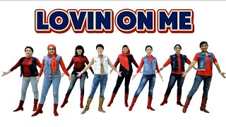 LOVIN ON ME LINE DANCE Luci Chryz ft Moon Dancers Class  Yuli Sucipto [upl. by Lion]