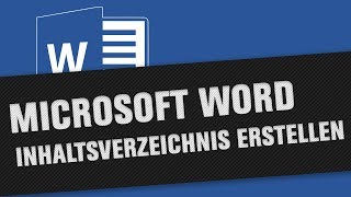 Automatisches Inhaltsverzeichnis in Word erstellen  Tutorial [upl. by Marga]