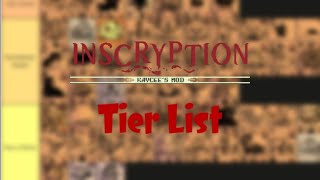 Inscryption Kaycees Mod Tier List BIRTHDAY SPECIAL [upl. by Eeleak533]