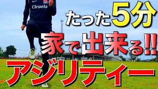 【家トレ アジリティー】俊敏性強化 小さなスペースで出来るアジリティートレーニング8種 [upl. by Marieann]