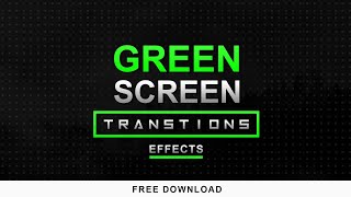 Top 10 Stinger Transitions Green Screen  Transition Effects Template [upl. by Norrat]