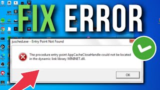 How To Fix Entry Point Not Found  The Procedure Entry Point [upl. by Templa]