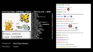 Twitch Plays Pokemon Crystal  Second Battle Against Red [upl. by Nitsirc219]