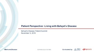 Patient Perspective Living with Behcets Disease [upl. by Zelle355]