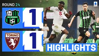 SASSUOLOTORINO 11  HIGHLIGHTS  Sassuolo end losing streak  Serie A 202324 [upl. by Aziul]