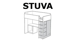 How to assemble the STUVA storage unit [upl. by Peednam]