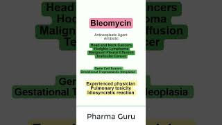 Bleomycin In a nutshell [upl. by Kermie]