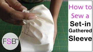 How to create detachable ruffle sleeve for photoshoot [upl. by Sirtemed]