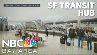 Touring whats to come at San Franciscos Transbay Transit Center [upl. by Lodmilla]