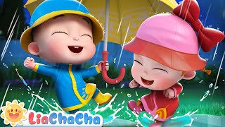 Rainy Day Song  Dress for the Rain  EP20  LiaChaCha Nursery Rhymes amp Baby Songs [upl. by Sirej487]