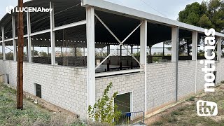 Cafetería pista polivalente o cerramiento de las pistas semicubiertas obras en la Ciudad Deportiva [upl. by Hollenbeck739]