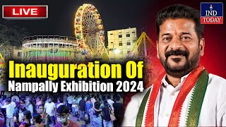 🔴LIVE Nampally Numaish Exhibition Opening  CM Revanth Reddy  Numaish 2024  IND Today [upl. by Naryt355]