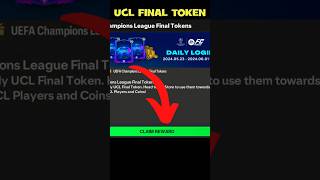 HOW TO GET UCL FINAL TOKENS AND USE IN EA FC FIFA MOBILE 24 shorts fcmobile uclfinal [upl. by Ramahs]