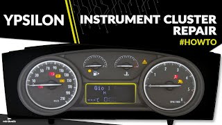 Lancia – Chrysler Ypsilon 846 instrument cluster repair – multifunction display replacement [upl. by Marketa]