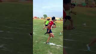 Haryana State Open Junior athletics championships Pandu Pindara  sprints 100M trackandfield [upl. by Nuahs]