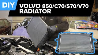 Volvo Radiator amp Coolant Replacement 850 Turbo 850 C70 S70 V70 [upl. by Devy]