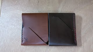 New Open Sea Leather Topsider Bifold LT Both versions The almost perfect Cash Wallet [upl. by Cas]