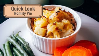 Quick Look  WW2 Recipe Homity Pie [upl. by Ecnaralc]