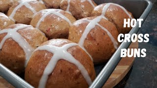 Fruity Hot Cross Buns  StepbyStep  Quarantine Eats stayhome And cookwithme  Episode 203 [upl. by Wier]