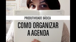 Como organizar a agenda 📅 [upl. by Hahseram]