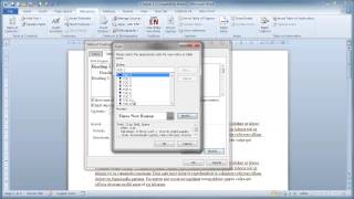 Microsoft Word  Heading formatting and table of contents [upl. by Hoisch]