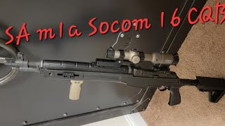 Springfield Armory M1A Socom 16 CQB Failure to Fire springfieldarmory m1a m14 308 cqb [upl. by Lebasiairam]