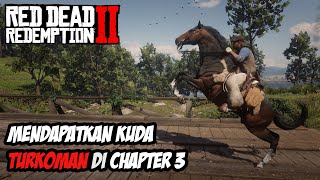 RDR2  TIPS RDR2  MENDAPATKAN KUDA TURKOMAN DI CHAPTER 3 [upl. by Fennessy468]