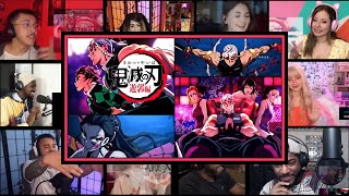 Demon Slayer  Season 2 OP 3 🔥🤩🤩  Reaction Mashup  🎧USE HEADPHONES🎧 [upl. by Llennaj239]