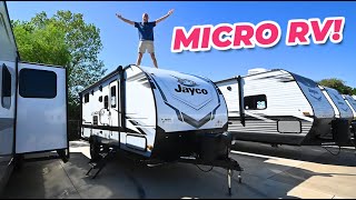 Easy to Tow Off Road RV  2023 Jayco Jay Feather Micro 199MBS [upl. by Edina]