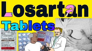 Losartan Tablets IP Benefits Uses Doses  side effects Losar Tablets Uses in Hindi [upl. by Eylk946]