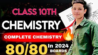 Chemistry One Shot Revision🔥Chemistry Full Syllabus Revision Class 10 Science important question [upl. by Samalla]