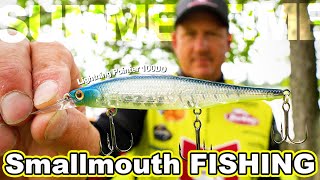 【Summertime】Summertime Smallmouth Fishing Tricks amp Tech [upl. by Pleasant]