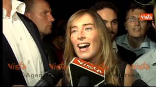 MARIA ELENA BOSCHI LINTERVISTA CON UNA MOSCA SULLA GUANCIA [upl. by Uahc]