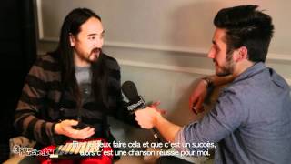 Un Café Avec Steve Aoki  Interview VOST [upl. by Smailliw]