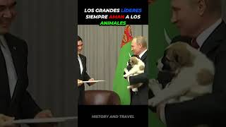 Putin y su Amor a los Animales🐕💙Putin and his love for animals putin animals love leader short [upl. by Dympha]