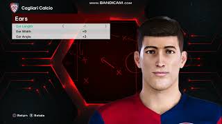 PES 2021 How to create Matteo Prati 🇮🇹 Cagliari [upl. by Ronyar]