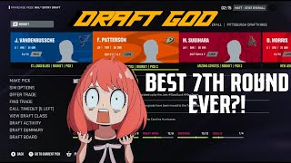 5 ELITES IN THE 7TH ROUND  NHL 24  Testing The Draft  Ep 35 [upl. by Attesoj]