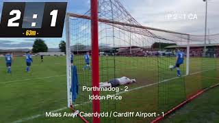 Porthmadog v CardiffAirportFC [upl. by Rosco801]