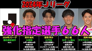 【2024年Ｊリーグ】特別指定選手66人経歴 [upl. by Mchenry]