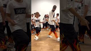 TEACHING SHUFFLE ⭐️DANCING SUPER TREND 😱🔥 ASTRONOMIA [upl. by Camille]