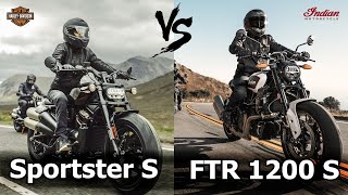 Harley Sportster vs Indian Scout 60 Theres a Clear Winner [upl. by Ecidnarb]