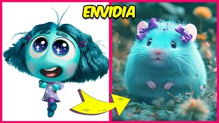 INTENSAMENTE 2 pero MASCOTAS  😀¡ADIVINA QUIÉN BAILA🎶INSIDE OUT 2 edición🥰Ansiedad😱Alegría💛Furia😡 [upl. by Aihsema]