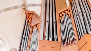 ORGAN DEMONSTRATION  Christuskirche Lindau II23 Albiez  Paul Fey Organ Demonstration [upl. by Sandor]