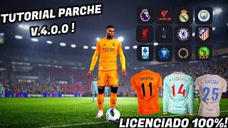 ✅PARCHE EFOOTBALL 2025 LICENCIADO TODOS LOS EQUIPOS KITS Y MINIFACES 100 TUTORIAL PASO A PASO ✅ [upl. by Ennairrac]