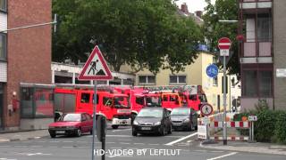 Erweiterter Löschzug Berufsfeuerwehr Köln FW 1 [upl. by Quintina]