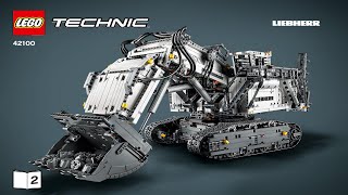 LEGO instructions  Technic  42100  Liebherr R 9800 Book 2 [upl. by Acnaib302]