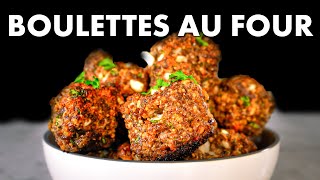 Comment Faire des Boulettes de Viande Rapide au Four ♨️ [upl. by Ametaf]